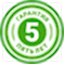 5 лет гарантии на все работы
