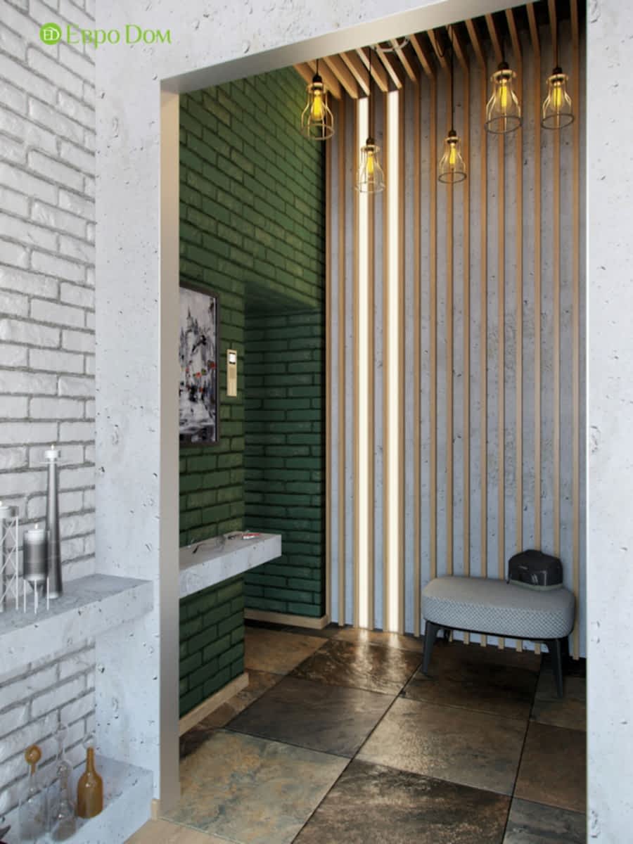 Дизайн 4-комнатной квартиры в стиле лофт. Фото 015