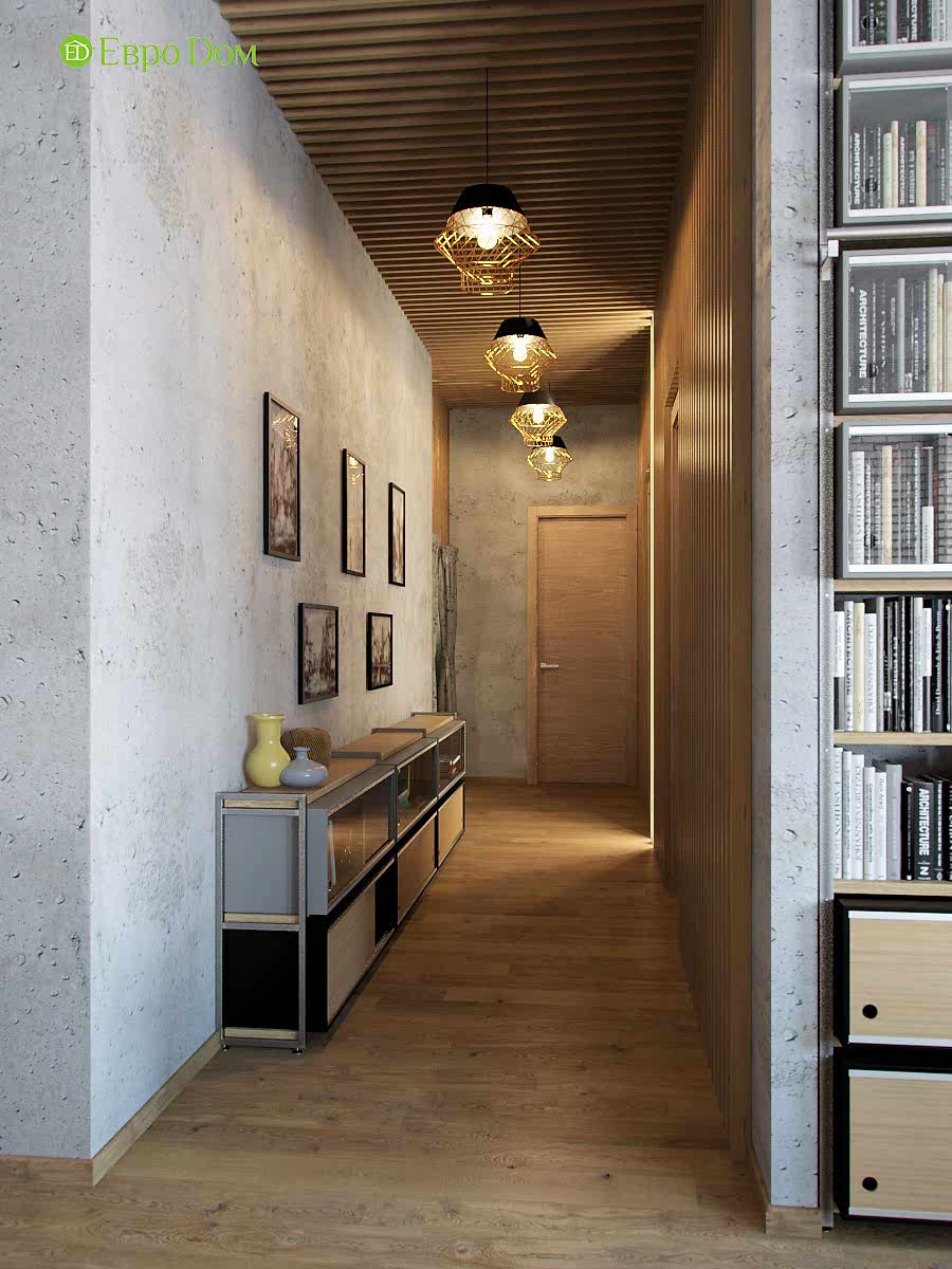 Дизайн 4-комнатной квартиры в стиле лофт. Фото 018