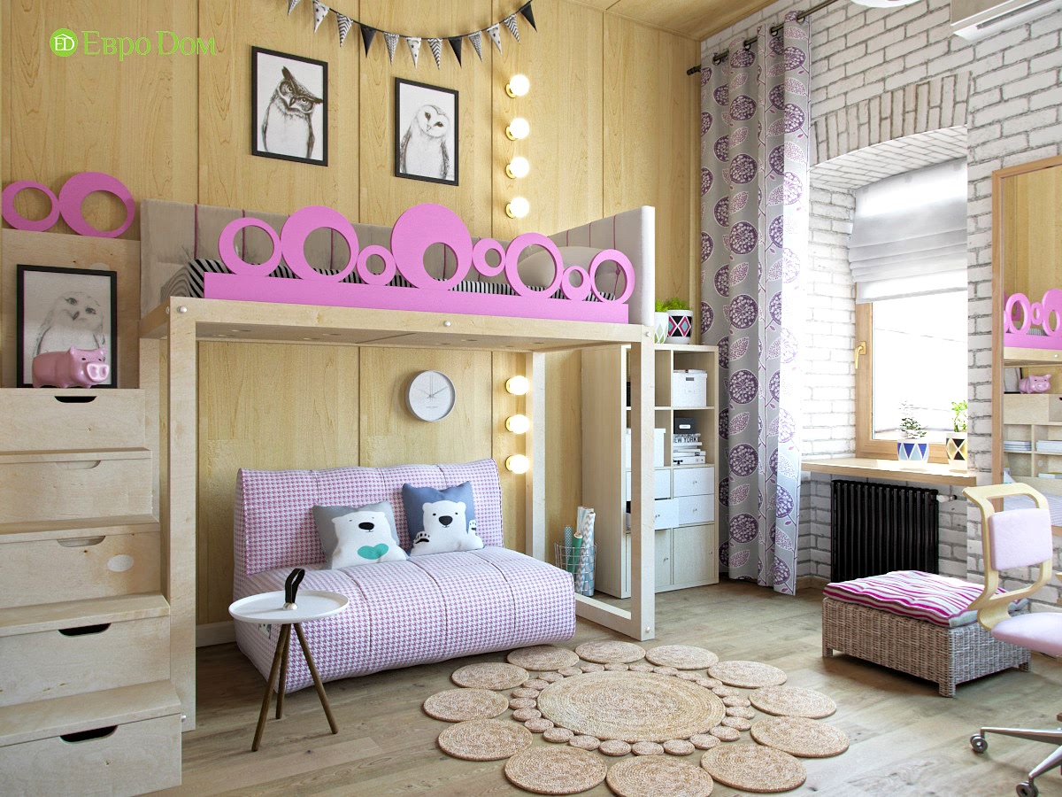 Дизайн 4-комнатной квартиры в стиле лофт. Фото 028