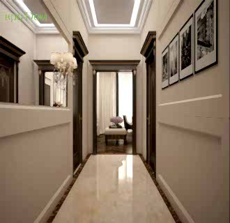 Дизайн четырехкомнатной квартиры 106 кв. м в стиле неоклассика. Фото проекта