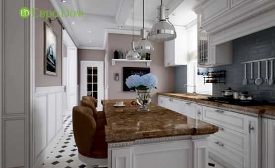 Дизайн интерьера коттеджа 393 кв.м. по адресу г. Алматы, д. Дудкино, д. 66а. Фото 4