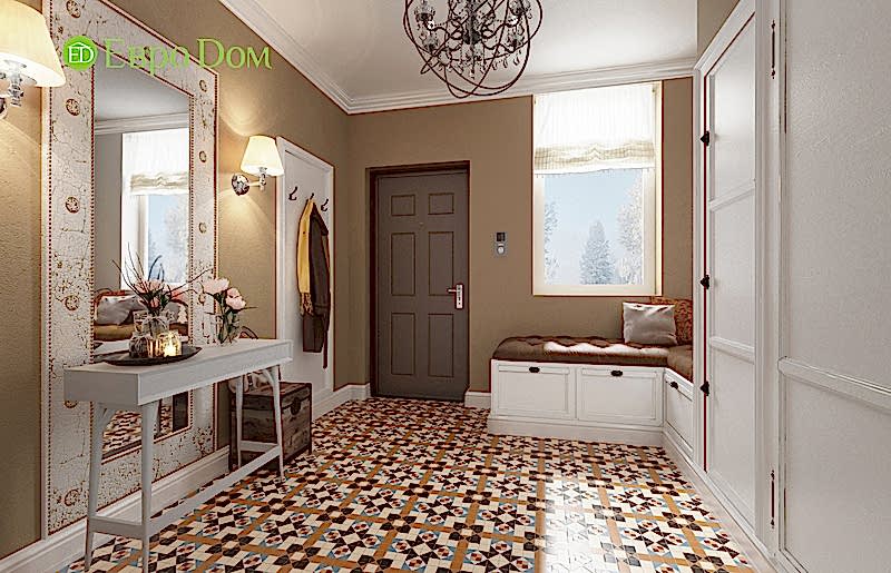 Дизайн интерьера коттеджа 393 кв. м в английском стиле. Фото 013