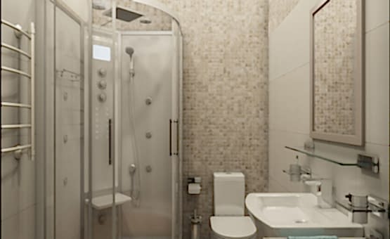 Дизайн интерьера деревянного дома 155 кв.м. по адресу Новая Алматы, д. Пучково. Фото 3