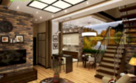 Дизайн интерьера деревянного дома 155 кв.м. по адресу Новая Алматы, д. Пучково. Фото 4