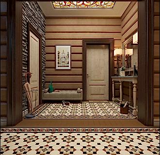 Дизайн интерьера коттеджа 208 кв. м в стиле фьюжн. Фото проекта