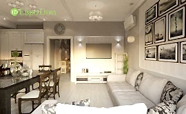 Дизайн интерьера коттеджа 246 кв.м. по адресу МО, Солнечногорский р-н, пос. Кутузовское, вблизи д. Благовещенка. Фото 1