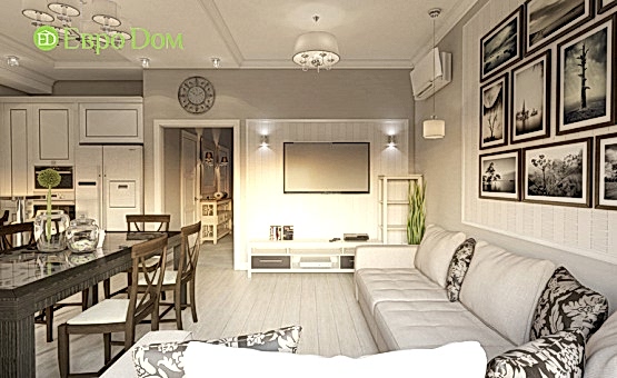 Дизайн интерьера коттеджа 246 кв.м. по адресу МО, Солнечногорский р-н, пос. Кутузовское, вблизи д. Благовещенка. Фото 1