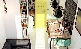 Дизайн интерьера 1-комнатной квартиры 36 кв.м. по адресу г. Алматы, Варшавское шоссе, д. 50. Фото 2