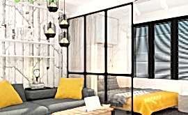 Дизайн интерьера 1-комнатной квартиры 36 кв.м. по адресу г. Алматы, Варшавское шоссе, д. 50. Фото 4