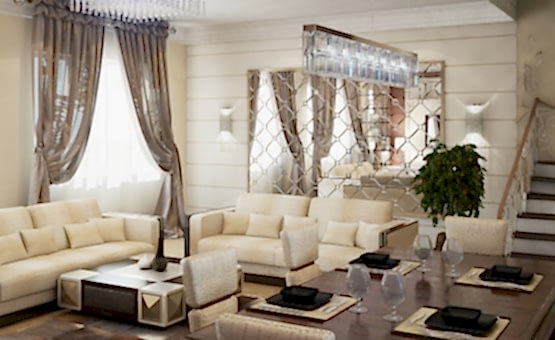 Дизайн интерьера таунхауса