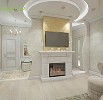 Дизайн трехкомнатной квартиры 75 кв. м в стиле неоклассика. Фото проекта