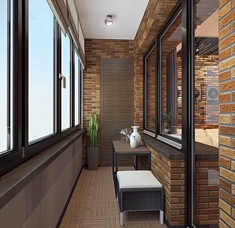 Дизайн двухкомнатной квартиры 77 кв. м в стиле лофт. Фото проекта