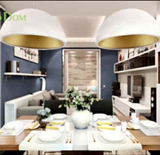 Дизайн трехкомнатной квартиры 116 кв. м в стиле контемпорари. Фото проекта