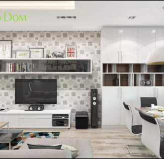 Дизайн трехкомнатной квартиры 116 кв. м в стиле контемпорари. Фото проекта