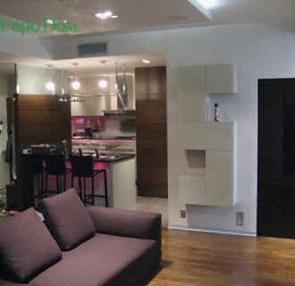 Ремонт двухкомнатной квартиры 70 кв. м в современном стиле. Фото проекта