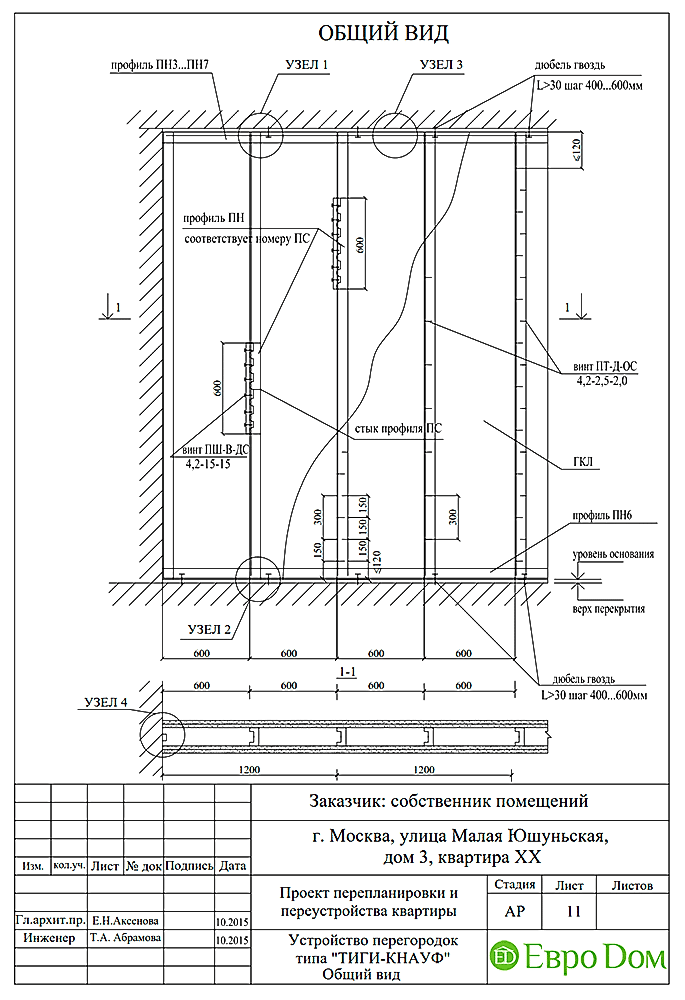 Перепланировка. Стиль: . Проект. Фото 11