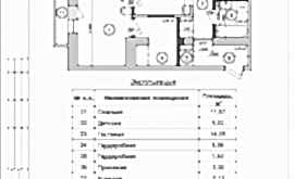 Перепланировка 3-комнатной квартиры 61 кв.м. по адресу г. Алматы, ул. Вучетича, д. 9, корп.1. Фото 1