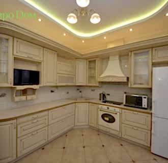 Ремонт трехкомнатной квартиры 78 кв. м в классическом стиле. Фото проекта