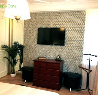 Ремонт двухкомнатной квартиры 70 кв. м в классическом стиле. Фото проекта