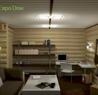 Дизайн интерьера коттеджа 91 кв. м в современном стиле. Фото проекта