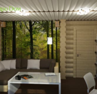 Дизайн интерьера коттеджа 91 кв. м в современном стиле. Фото проекта