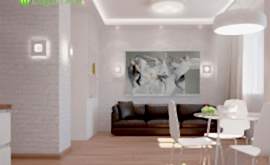 Дизайн интерьера квартиры-студии 47 кв.м. по адресу г. Алматы, бульвар Маршала Рокоссовского вл.5-8 ЖК «Богородское». Фото 1