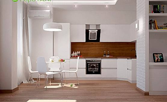 Дизайн интерьера квартиры-студии