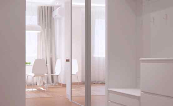 Дизайн интерьера квартиры-студии 47 кв.м. по адресу г. Алматы, бульвар Маршала Рокоссовского вл.5-8 ЖК «Богородское». Фото 3