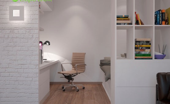 Дизайн интерьера квартиры-студии 47 кв.м. по адресу г. Алматы, бульвар Маршала Рокоссовского вл.5-8 ЖК «Богородское». Фото 4