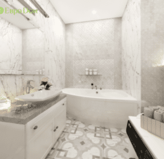 Дизайн четырехкомнатной квартиры 105 кв. м в английском стиле. Фото проекта