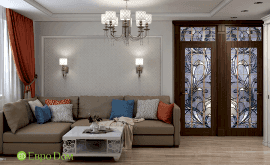 Дизайн интерьера четырехкомнатной квартиры 74 кв.м. по адресу Алматы, Свободный проспект, д. 11, корп. 5. Фото 1