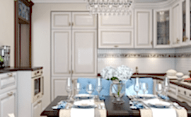 Дизайн интерьера четырехкомнатной квартиры 74 кв.м. по адресу Алматы, Свободный проспект, д. 11, корп. 5. Фото 2