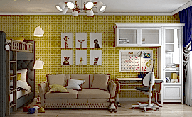 Дизайн интерьера четырехкомнатной квартиры 74 кв.м. по адресу Алматы, Свободный проспект, д. 11, корп. 5. Фото 4