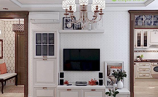 Дизайн интерьера четырехкомнатной квартиры