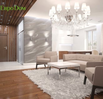 Дизайн четырехкомнатной квартиры 192 кв. м в стиле классицизм. Фото проекта