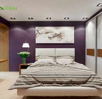 Дизайн двухкомнатной квартиры 65 кв. м в современном стиле. Фото проекта