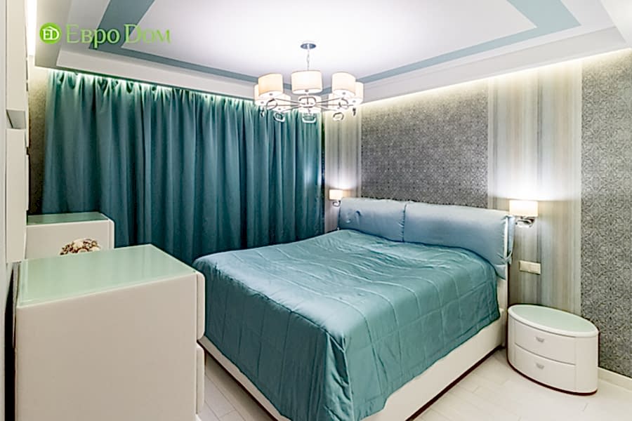 Дизайн двухкомнатной квартиры 77 кв. м в современном стиле. Фото 011