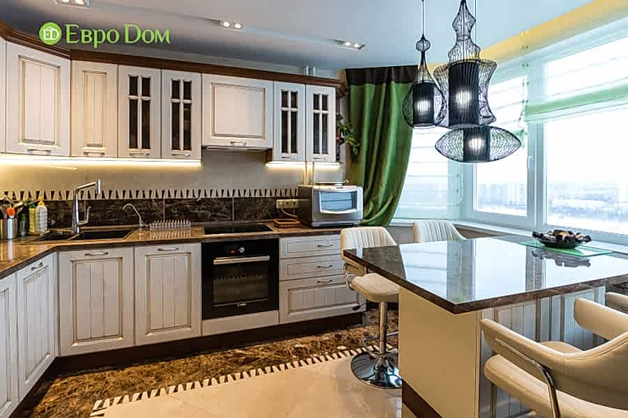 Дизайн двухкомнатной квартиры 77 кв. м в современном стиле. Фото 023