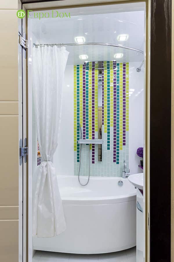 Дизайн двухкомнатной квартиры 77 кв. м в современном стиле. Фото 033