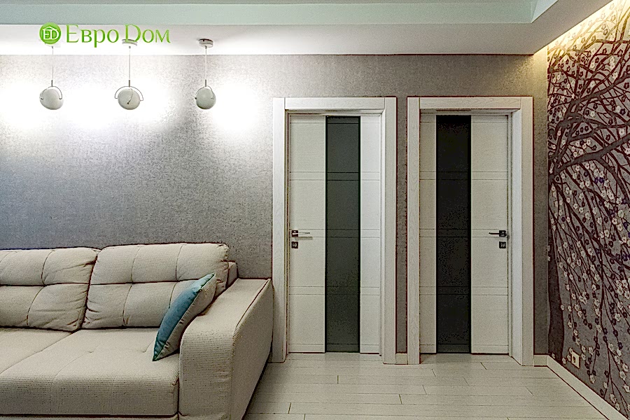 Дизайн двухкомнатной квартиры 77 кв. м в современном стиле. Фото 039