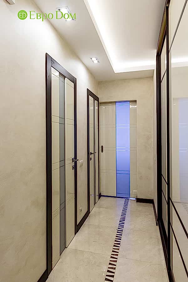 Дизайн двухкомнатной квартиры 77 кв. м в современном стиле. Фото 044