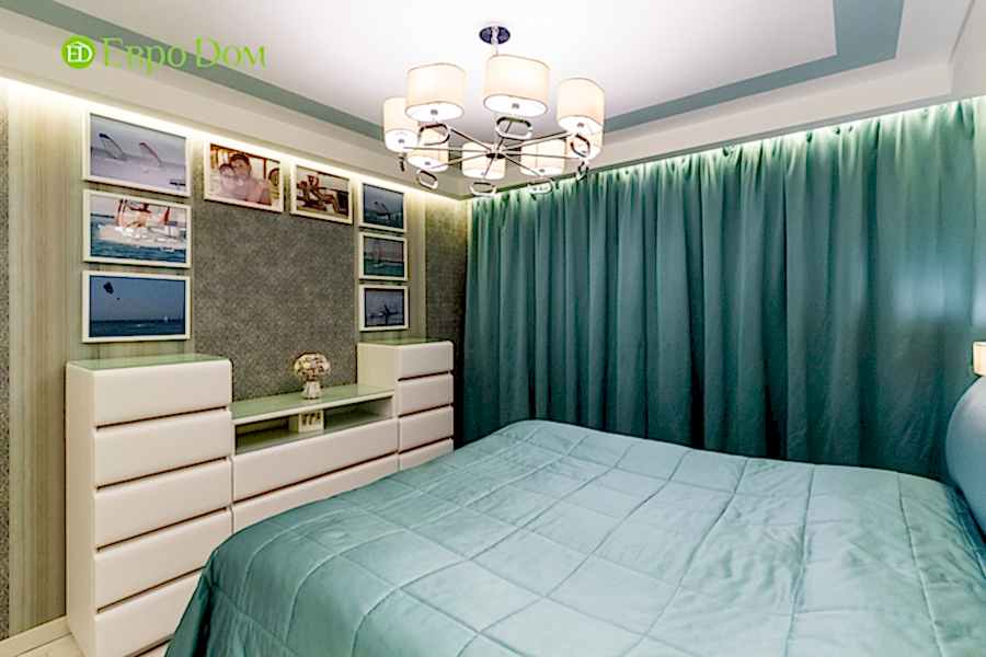 Дизайн двухкомнатной квартиры 77 кв. м в современном стиле. Фото 047