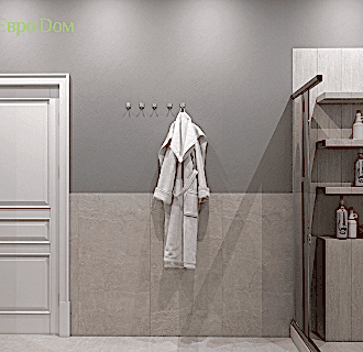 Дизайн двухкомнатной квартиры 67 кв. м в стиле прованс. Фото проекта