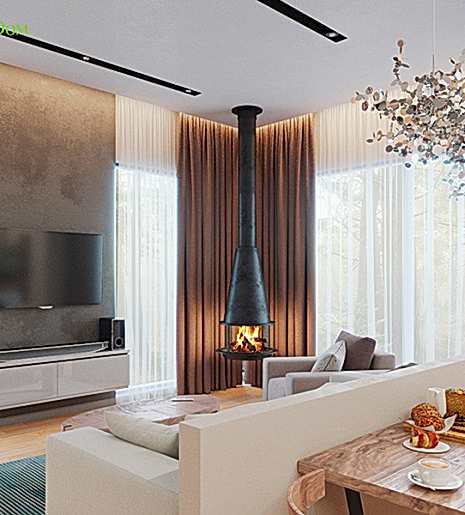 Дизайн интерьера трехкомнатной квартиры 130 кв. м в стиле эко-минимализм. Фото проекта