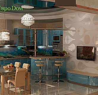 Дизайн интерьера коттеджа 205 кв. м в современном стиле. Фото проекта