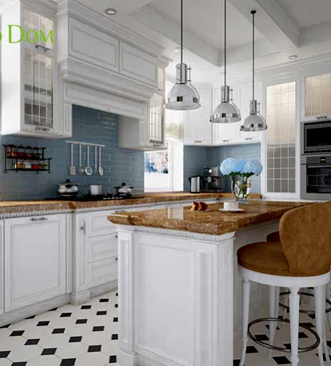 Дизайн интерьера коттеджа 393 кв. м в английском стиле. Фото проекта