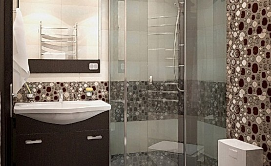 Дизайн интерьера квартиры-студии 35 кв.м. по адресу г. Алматы, ул. Новикова-Прибоя, д. 9. Фото 2