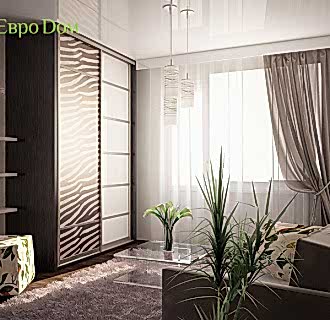 Дизайн однокомнатной квартиры 35 кв. м в современном стиле. Фото проекта