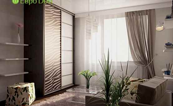 Дизайн интерьера квартиры-студии 35 кв.м. по адресу г. Алматы, ул. Новикова-Прибоя, д. 9. Фото 3